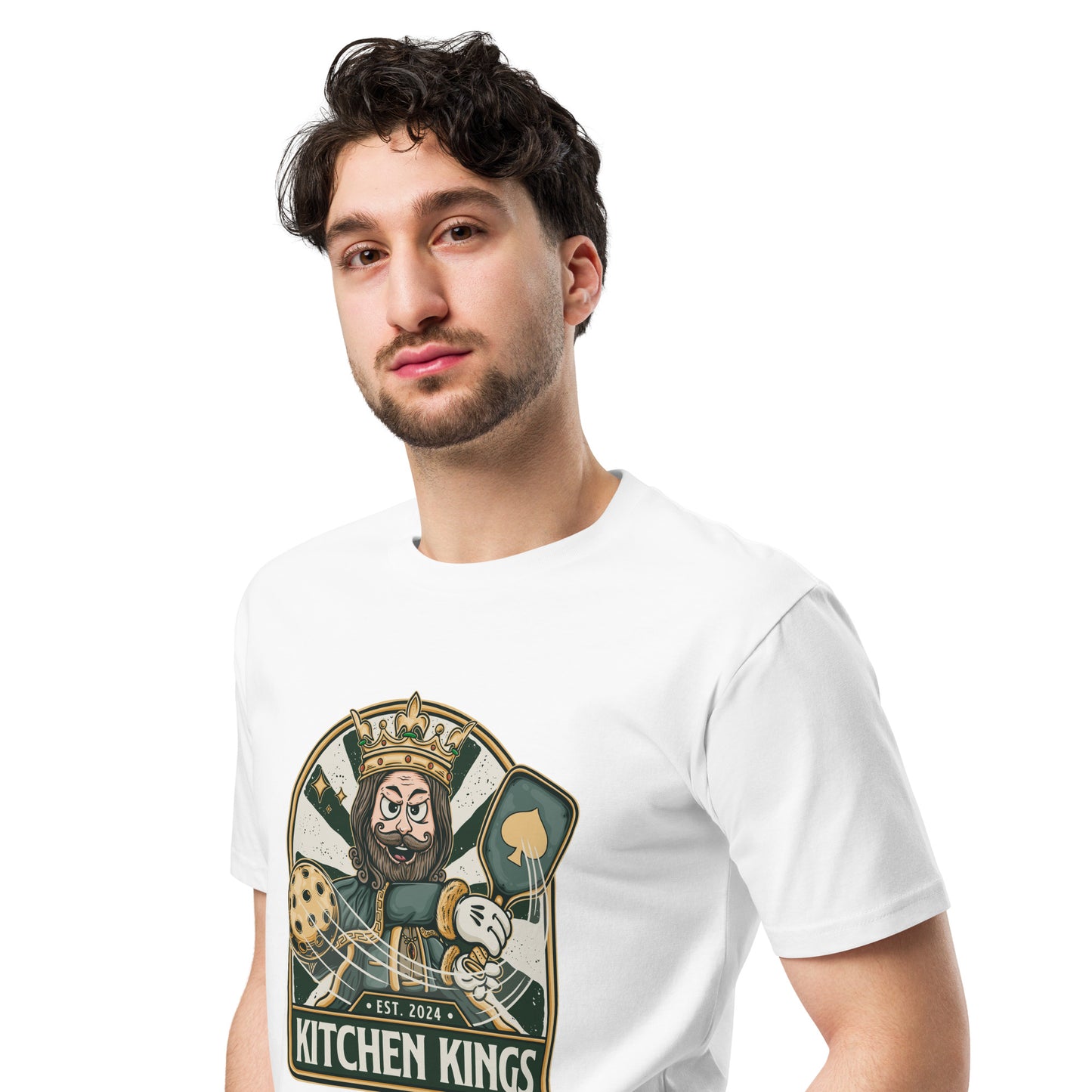 Kitchen Kings Big Smash Tee - Premium (Black/Grey/White)